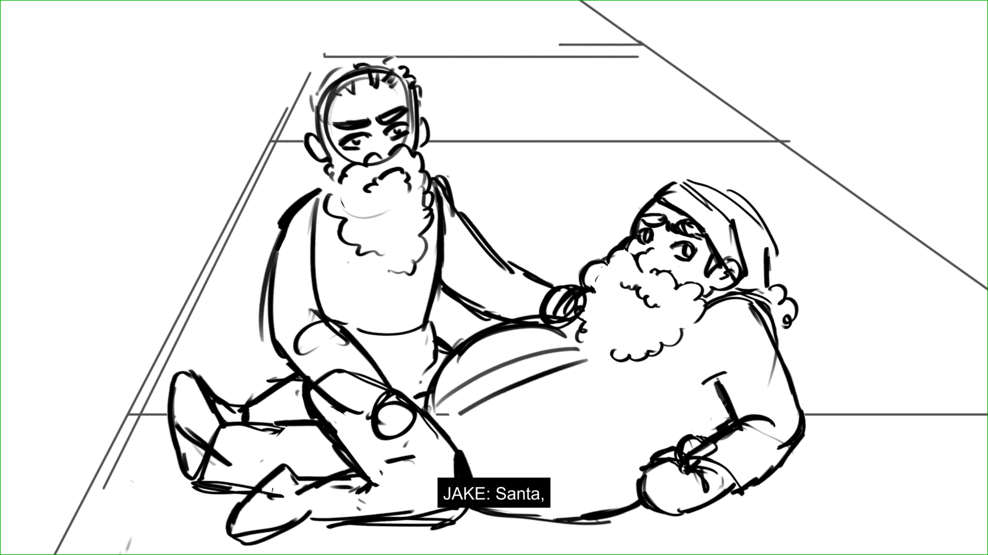 Based off of the cold open script from Brooklyn 99 Season 1 episode 11 "Christmas"