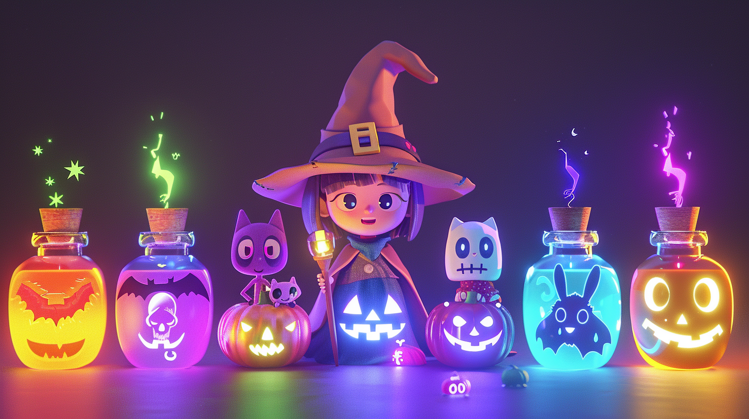 Betina e as Poções Marotas: A Missão de Desenfeitiçar Monstros!