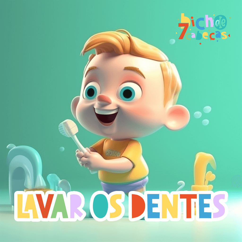 Pedro aprende a lavar os dentes
