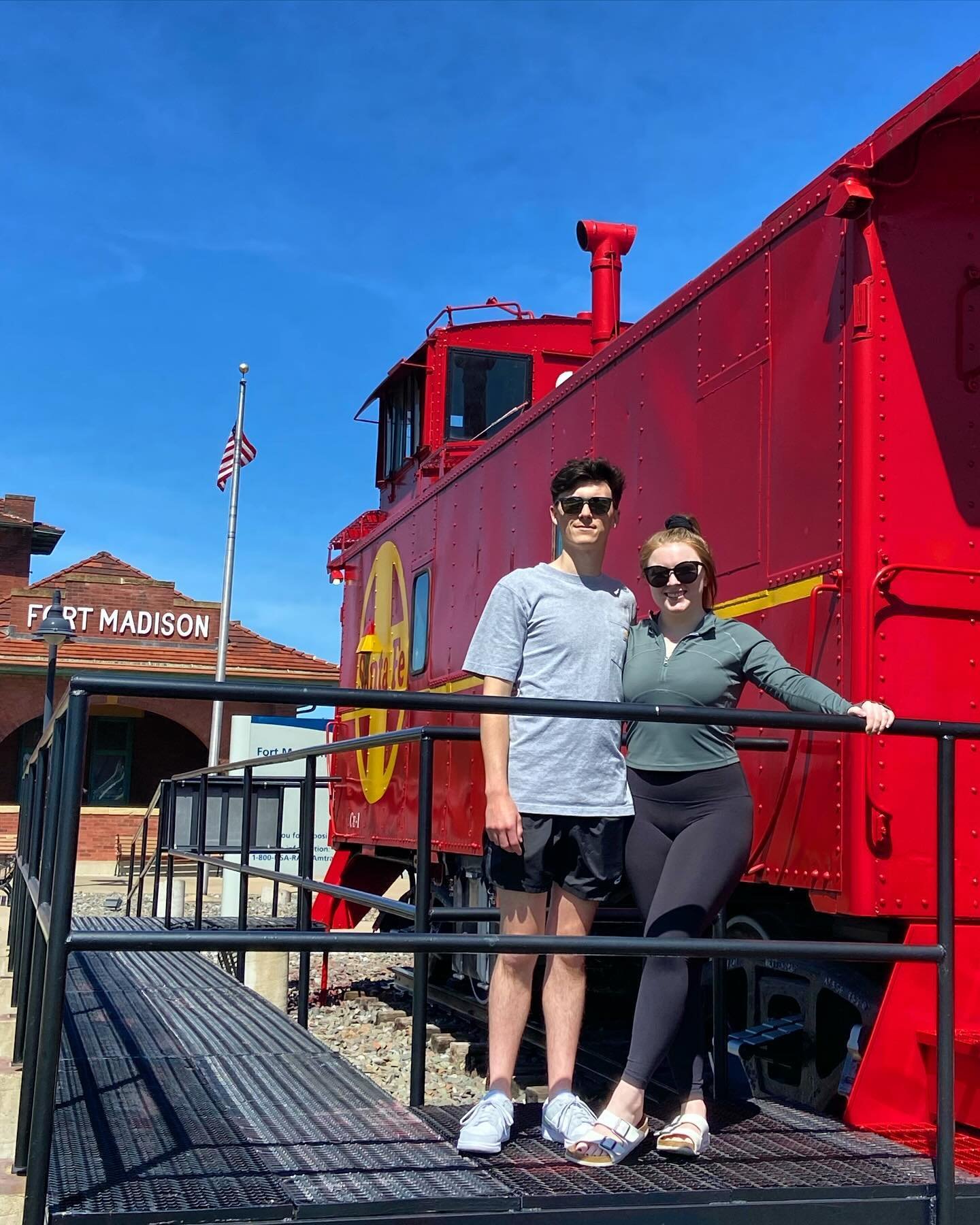 You just never know who you will run into at the Santa Fe Depot Complex! This beautiful young couple is my son and his wife who are home visiting from California. He is a Marine that has been stationed in Japan and just returned to the states. Welcom