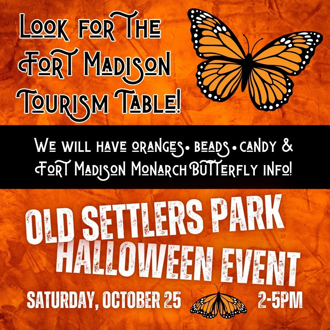 Come see us at the 2025 Old Settlers Park Halloween event! 

Old Settlers Park Fort Madison Iowa