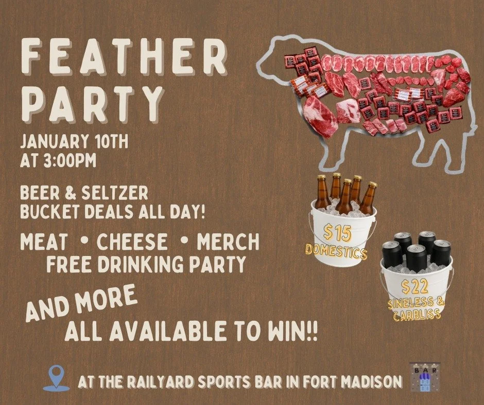 Feather Party at the Rail Yard Sports Bar