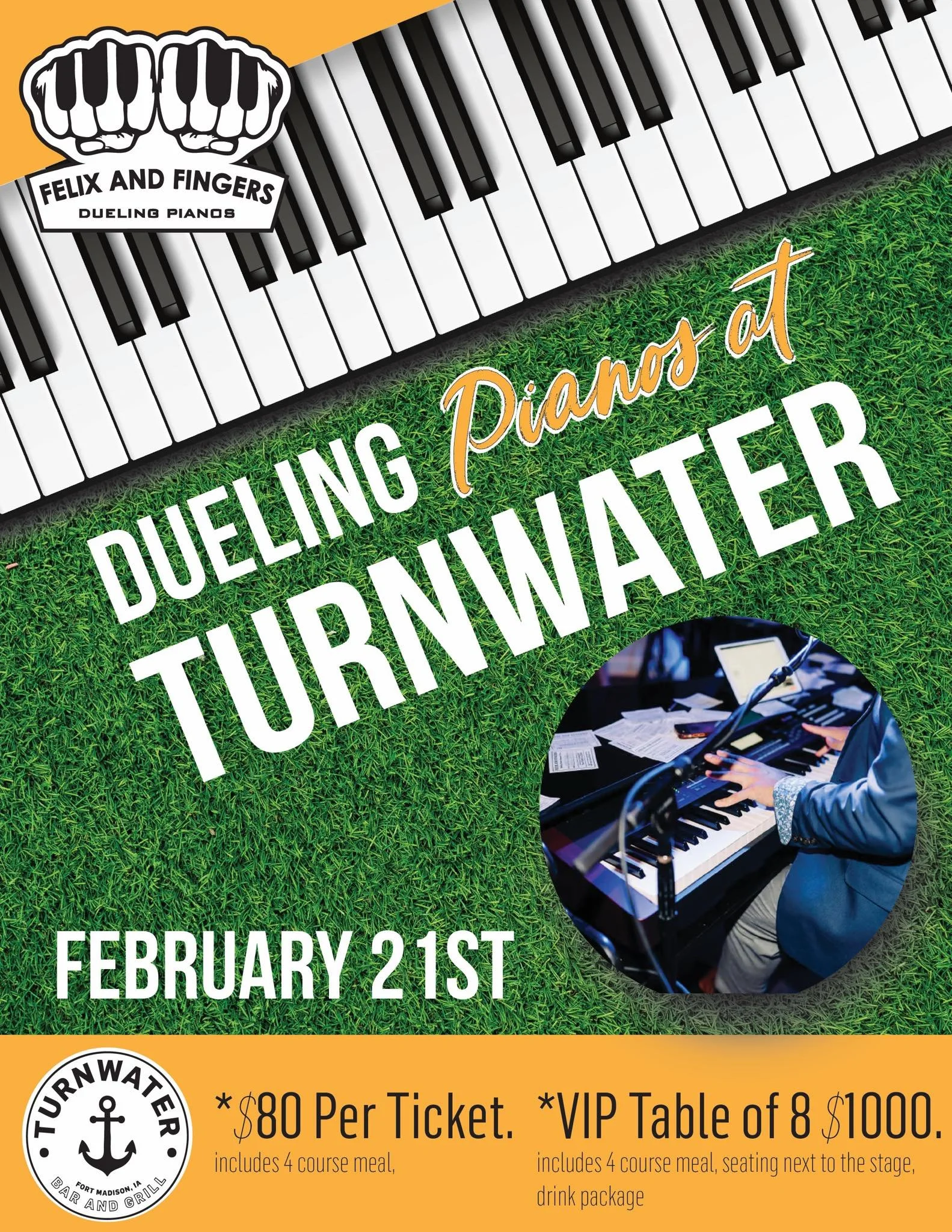 Dueling Pianos at Turnwater