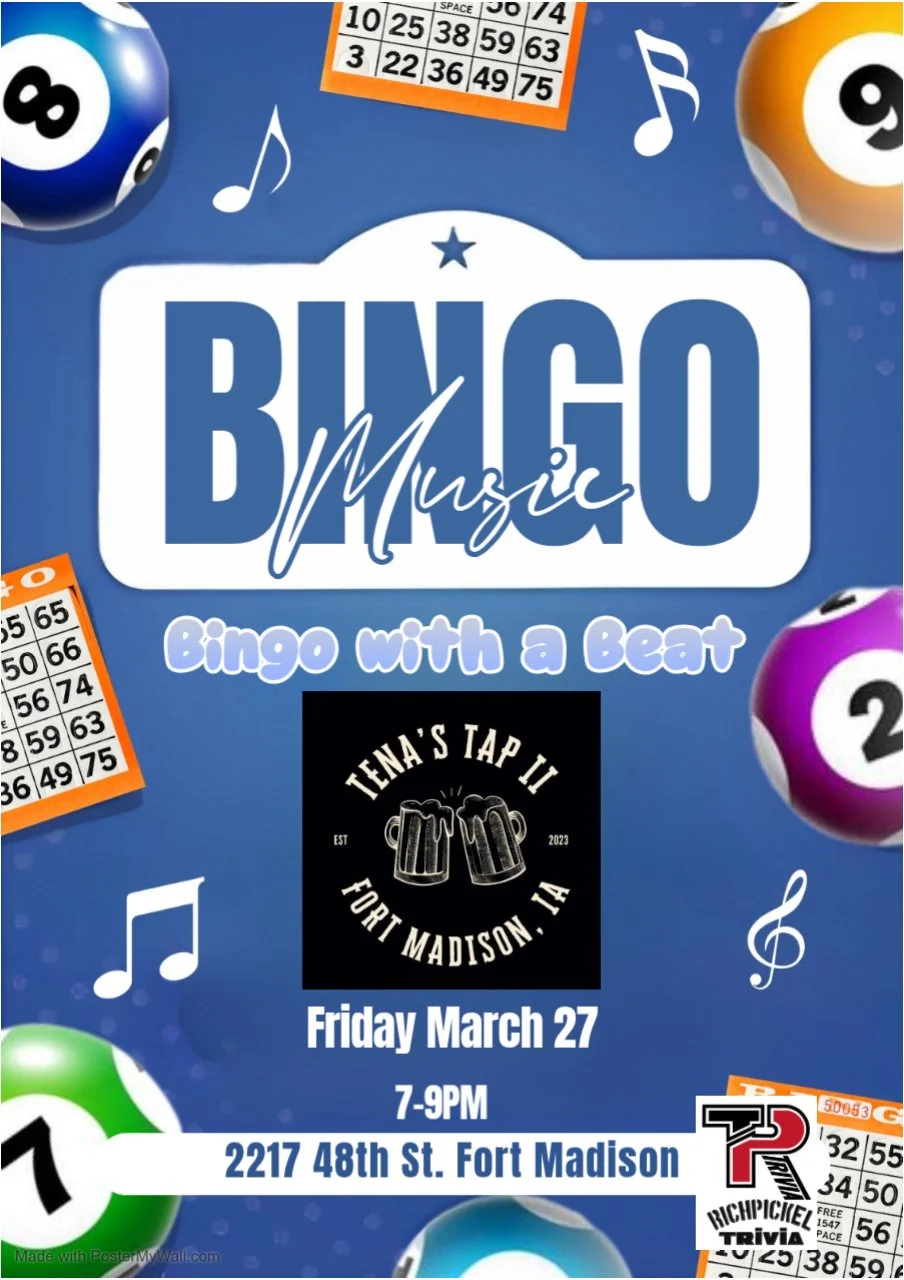 Music Bingo at Tena's Tap