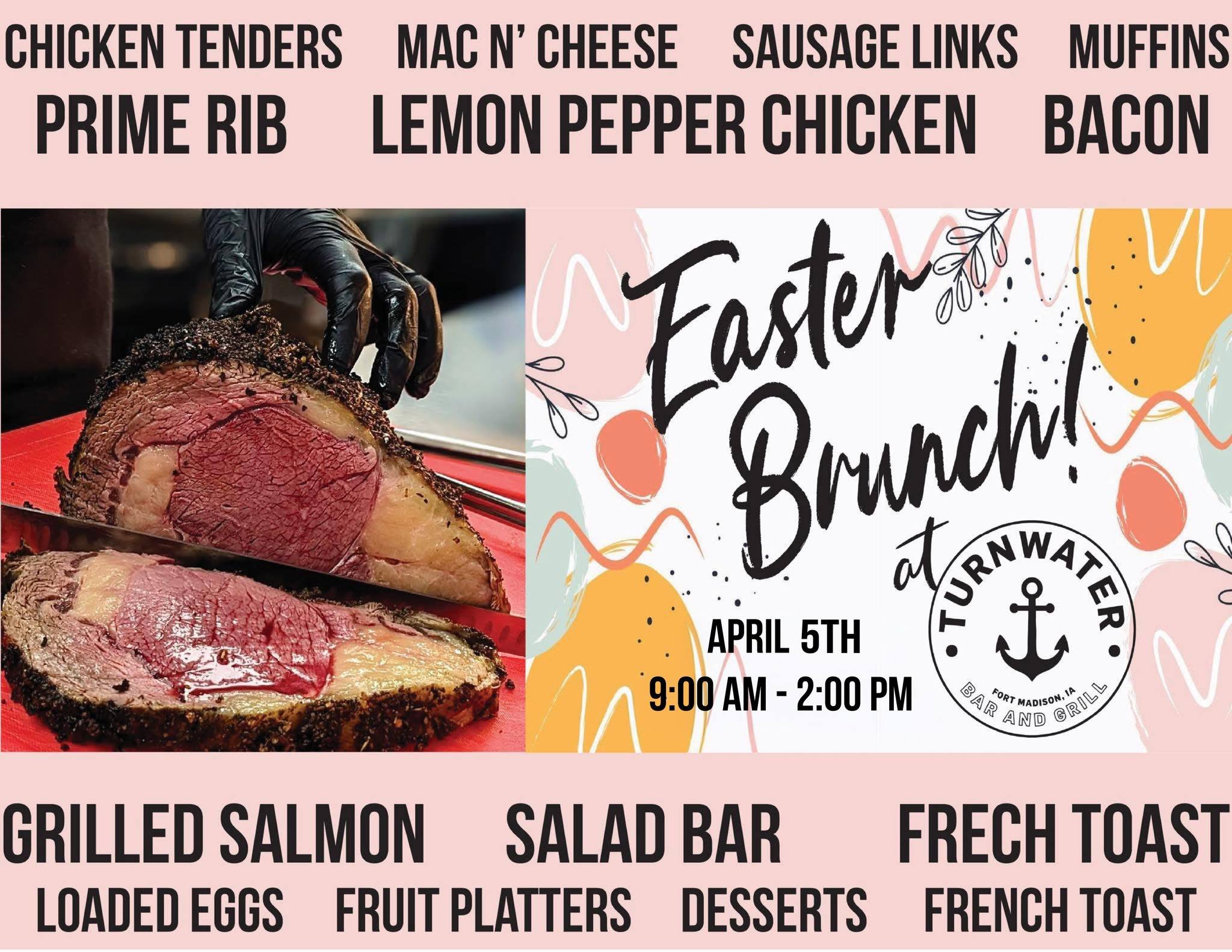 Loaded Easter Brunch at Turnwater