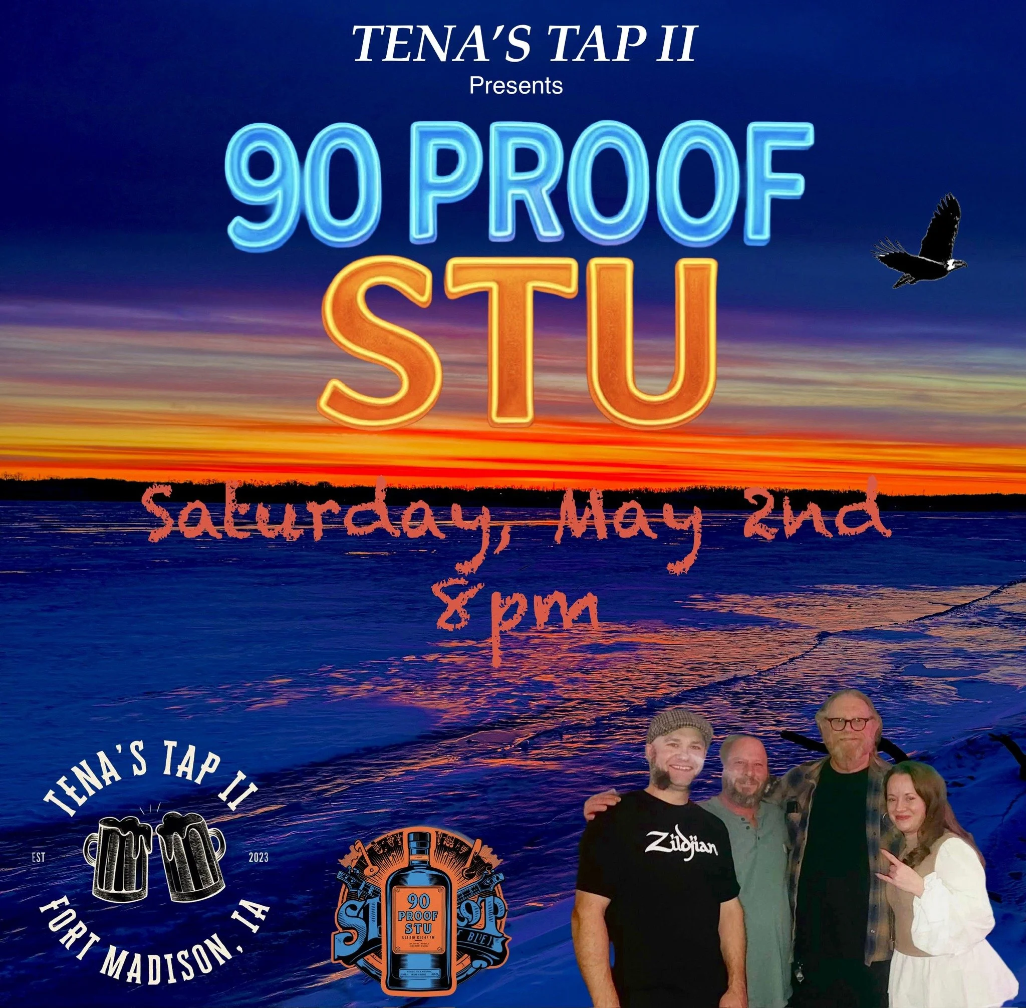 90 Proof Stu at Tena's