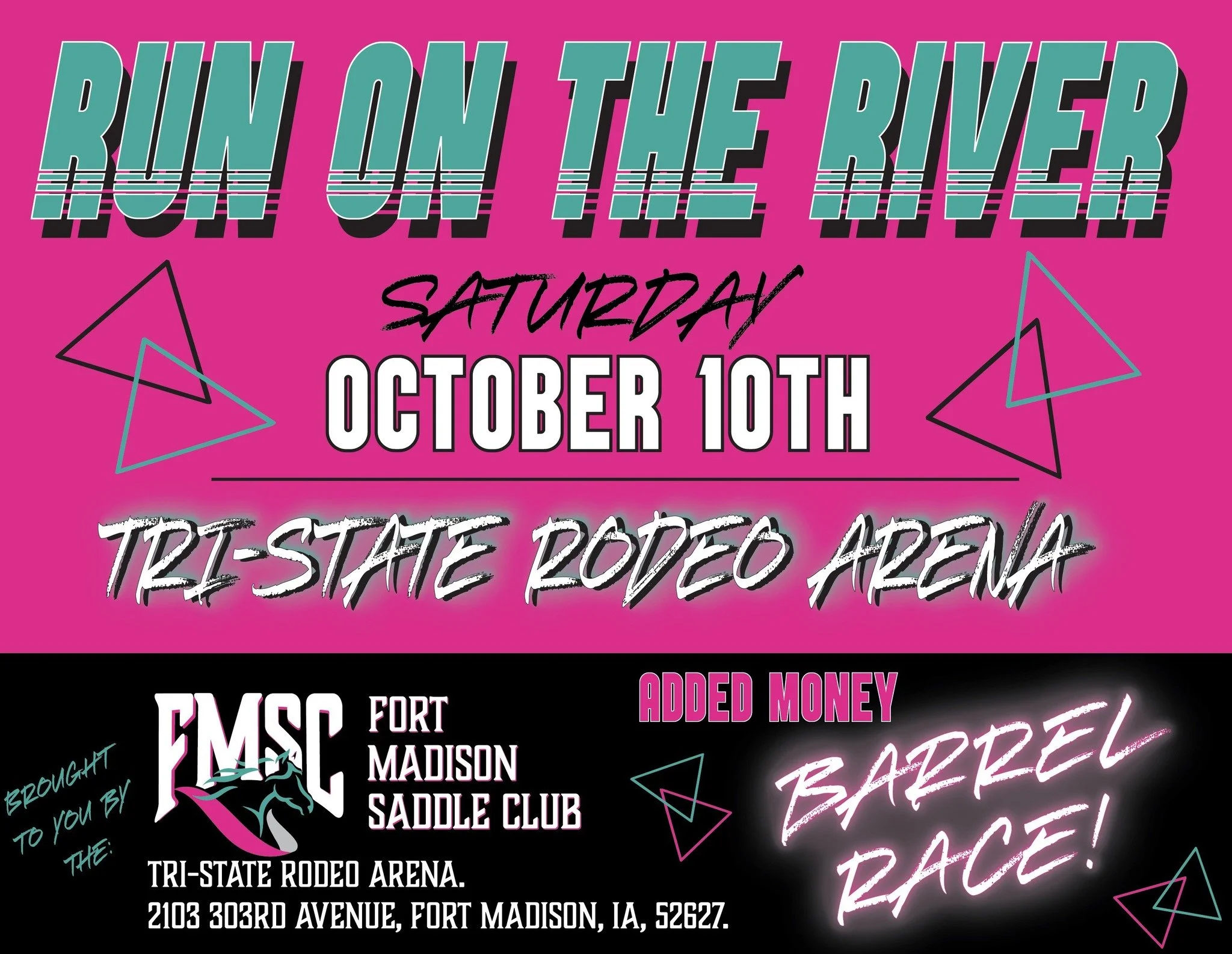 Run on the River! Barrel Race