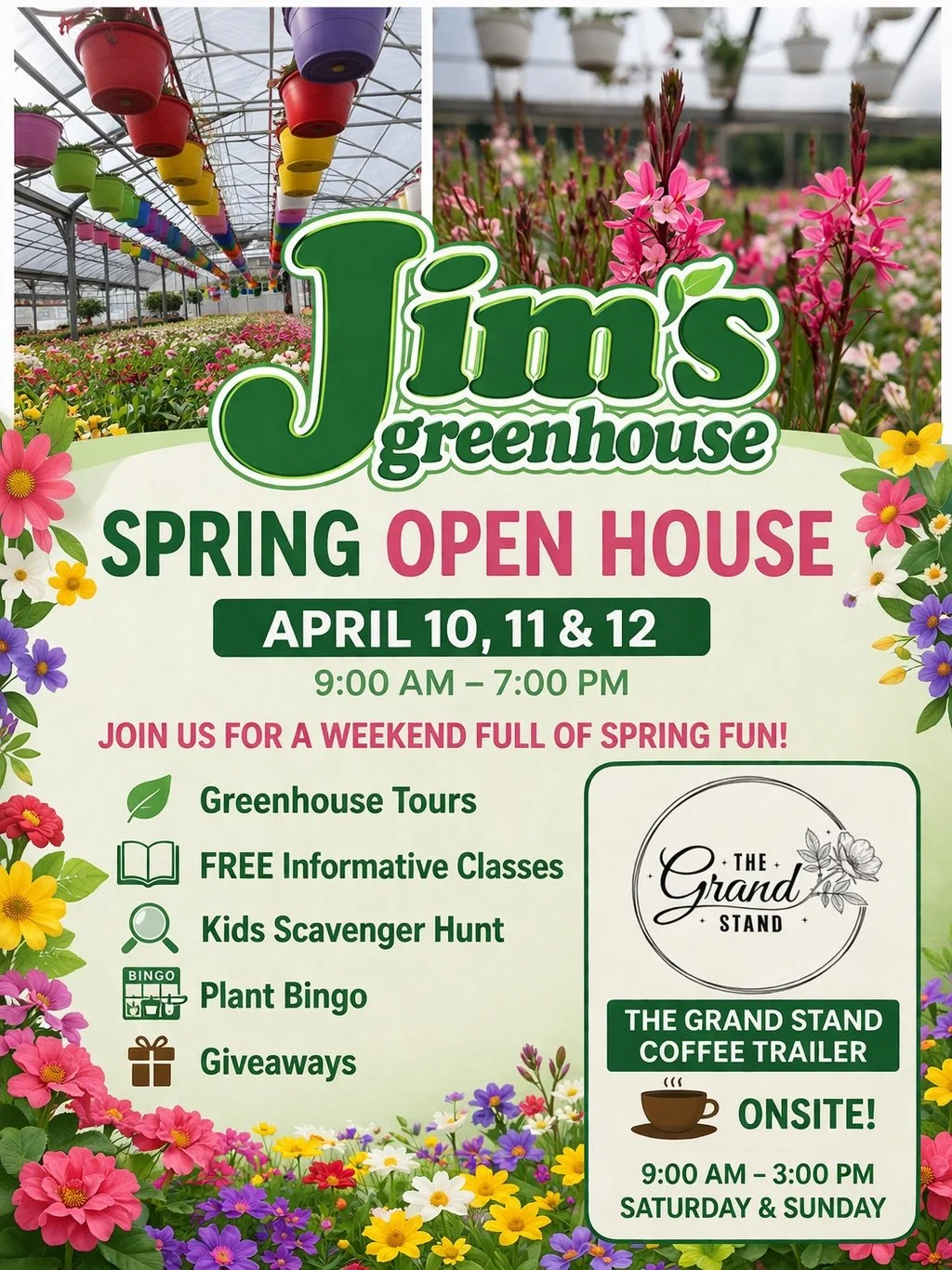 Jim's Greenhouse Spring Open House