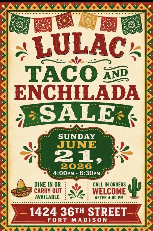LULAC Taco and Enchilada Sale