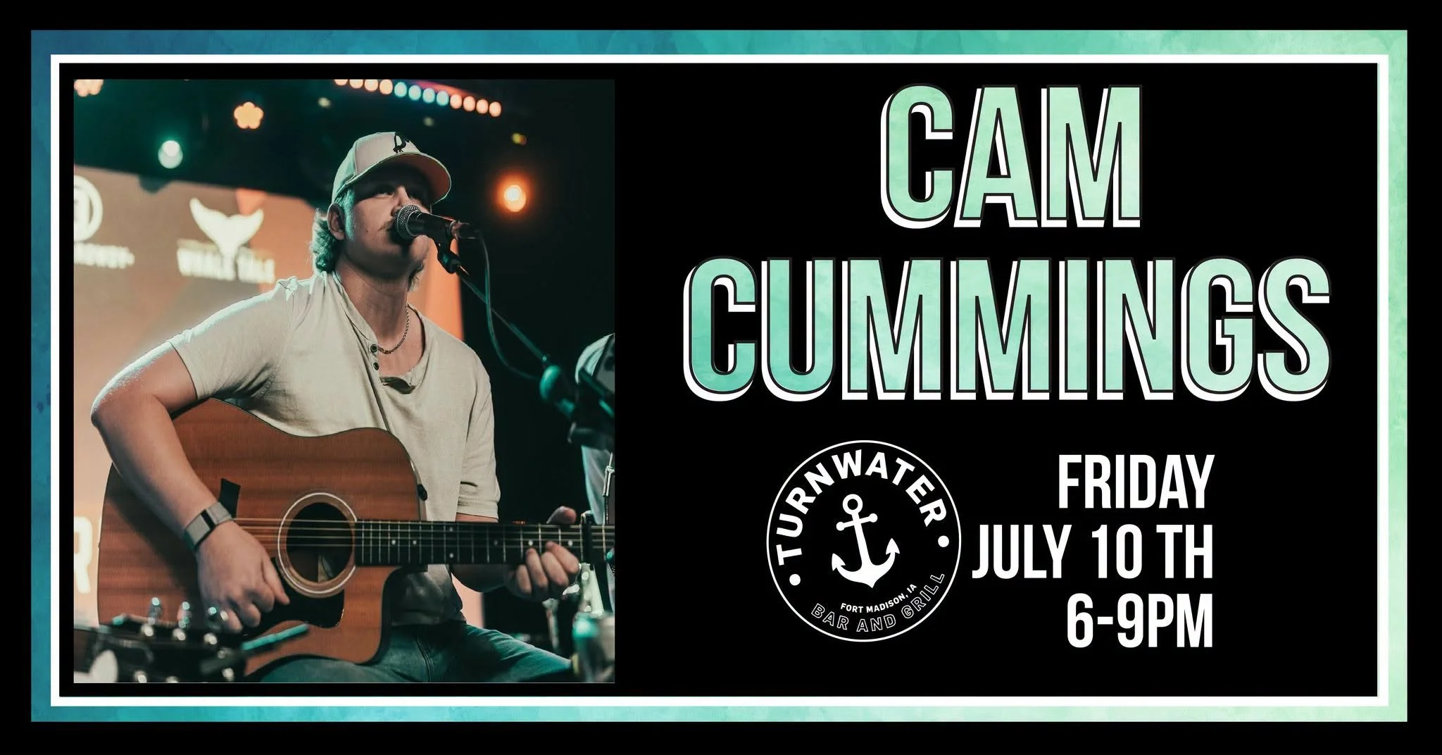 Cam Cummings live at Turnwater Bar & Grill