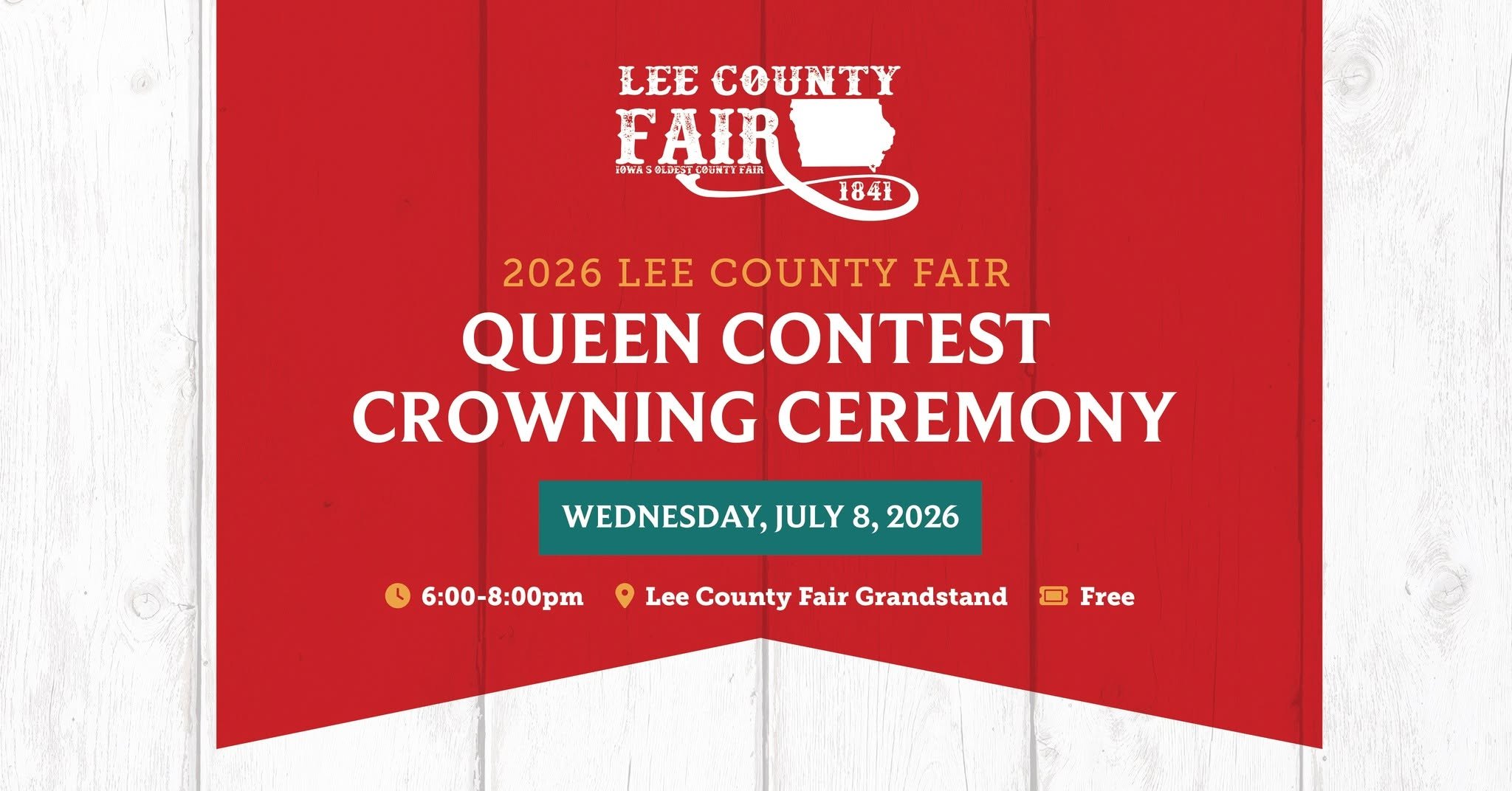 Lee County Fair Queen Contest Crowning Ceremony