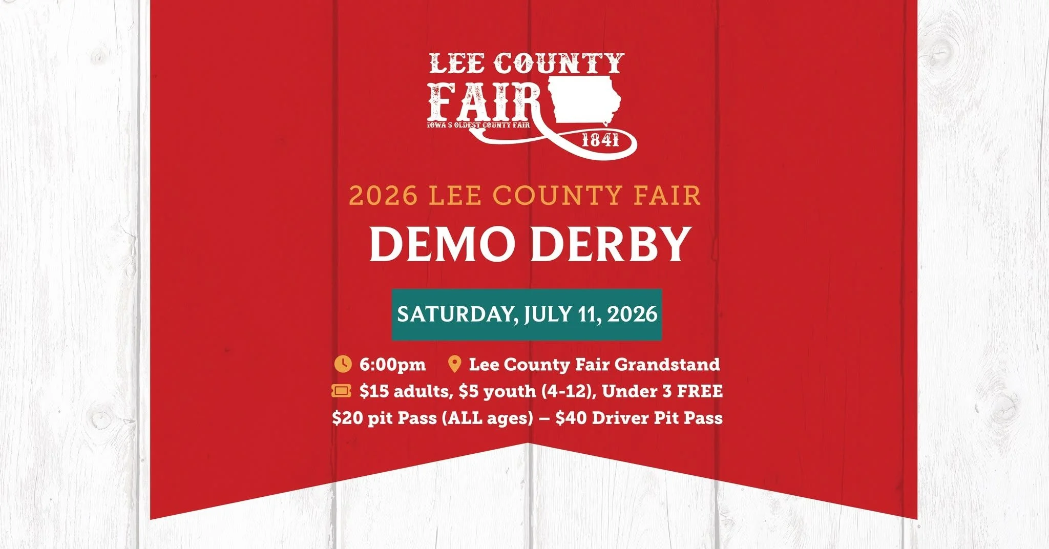 Demo Derby at Lee County Fair