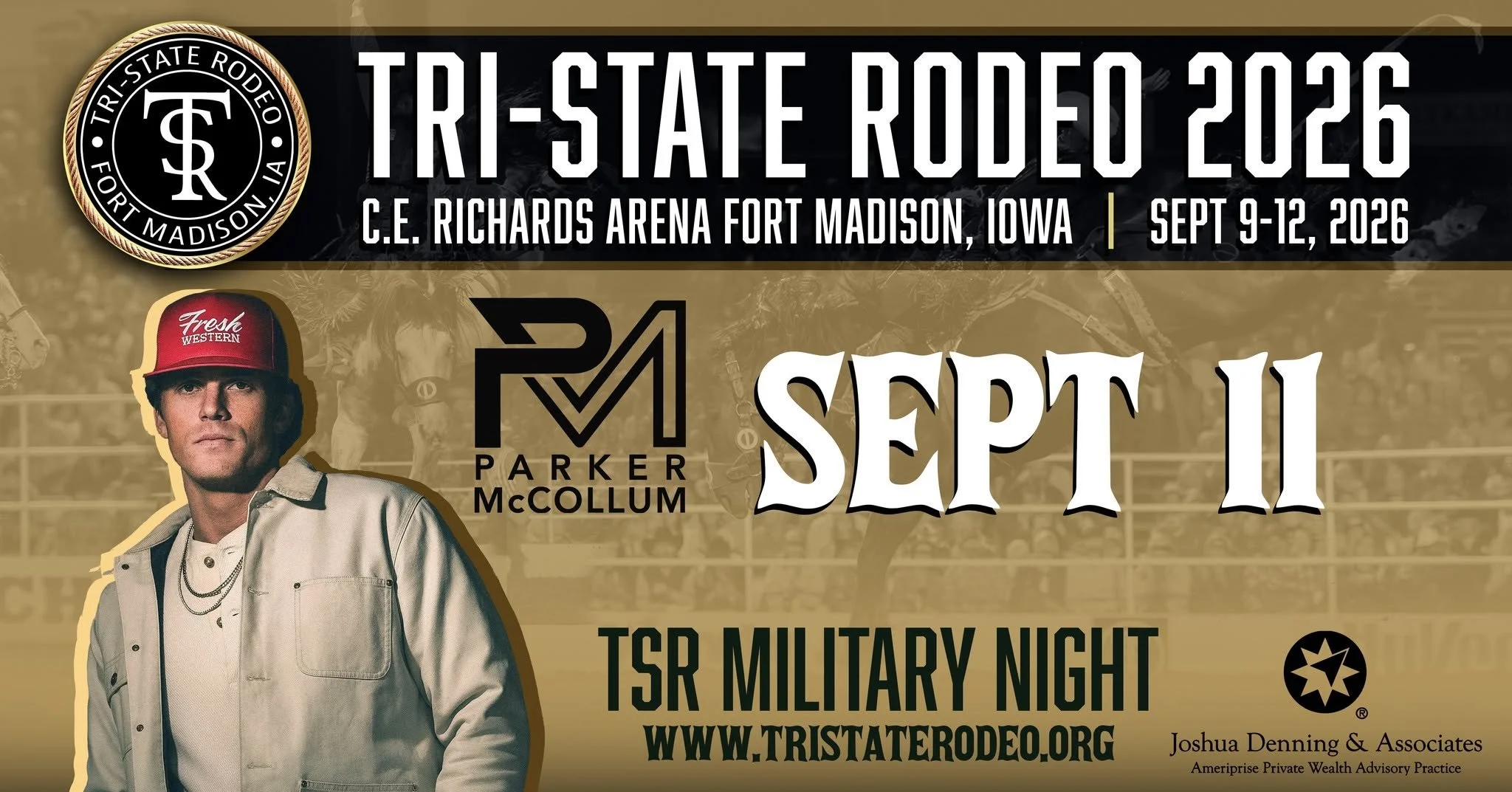 Military NIght: Tri-State Rodeo + Parker McCollum