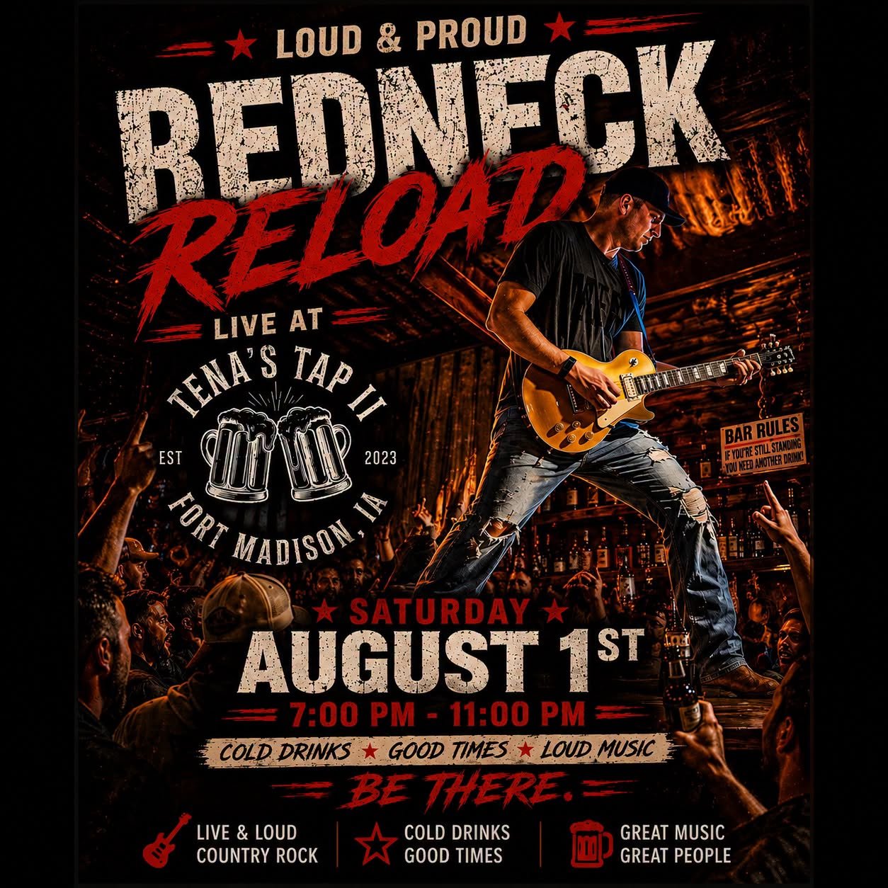Redneck Reload at Tena's Tap