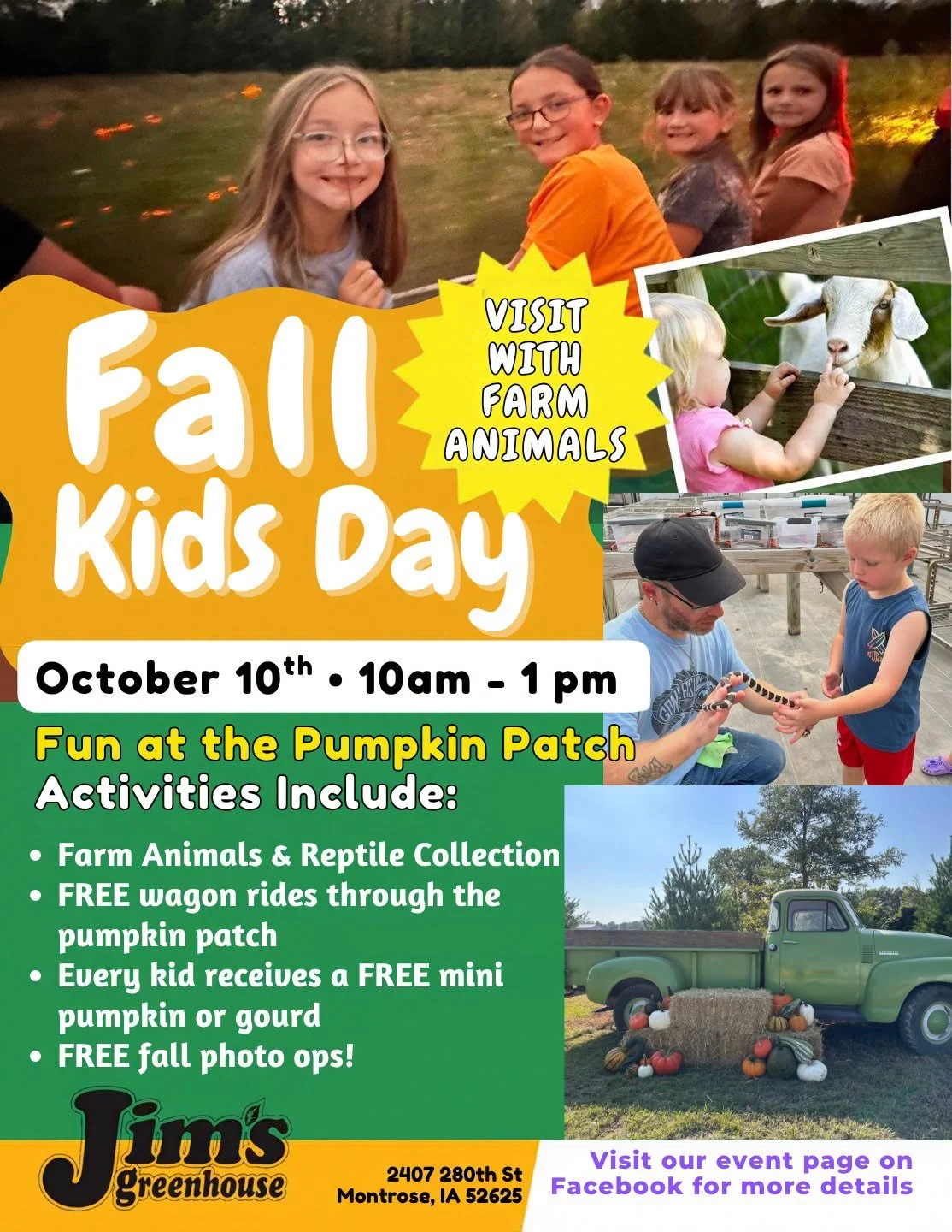 Fall Kids Day at Jim's Greenhouse