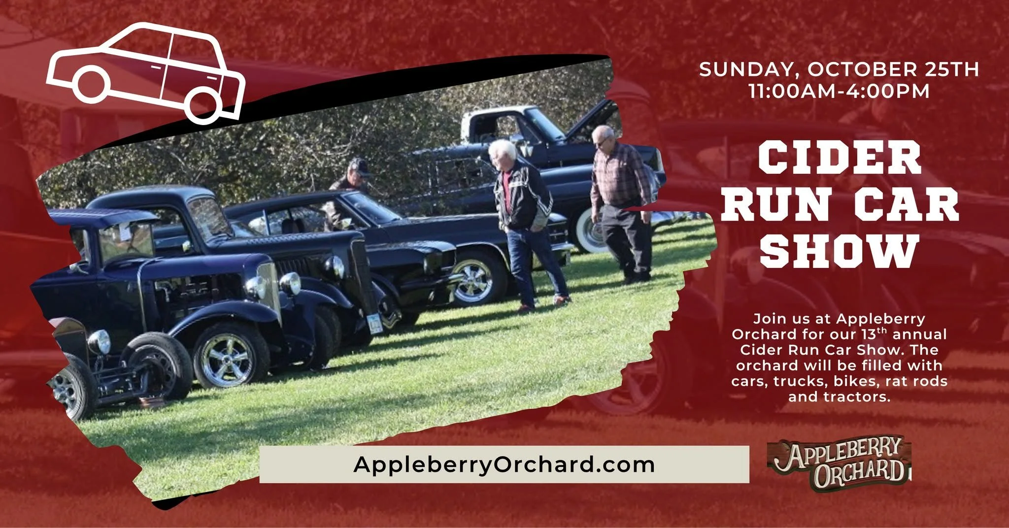 Cider Run Car Show at Appleberry Orchard