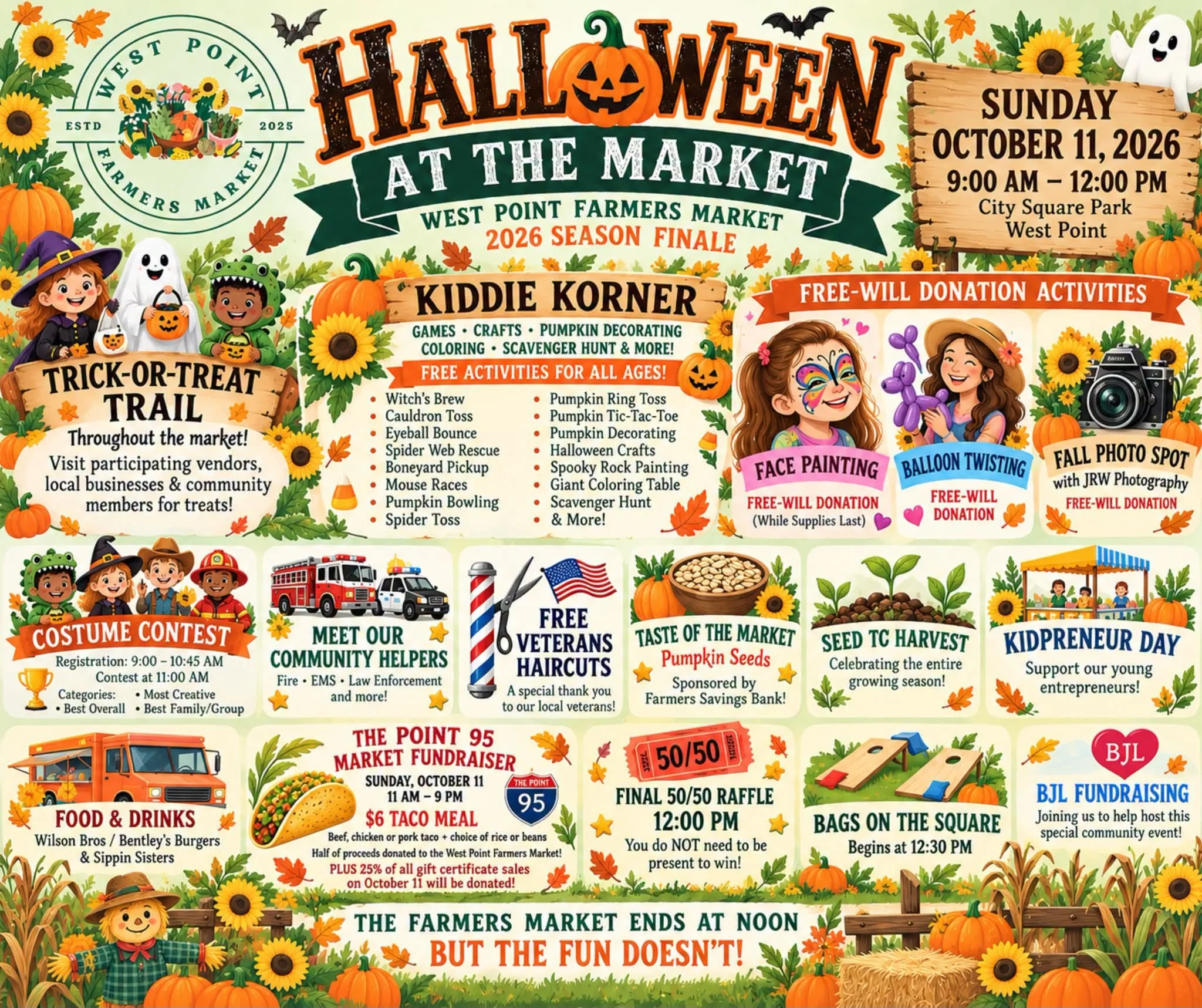 Halloween at the West Point Farmers Market