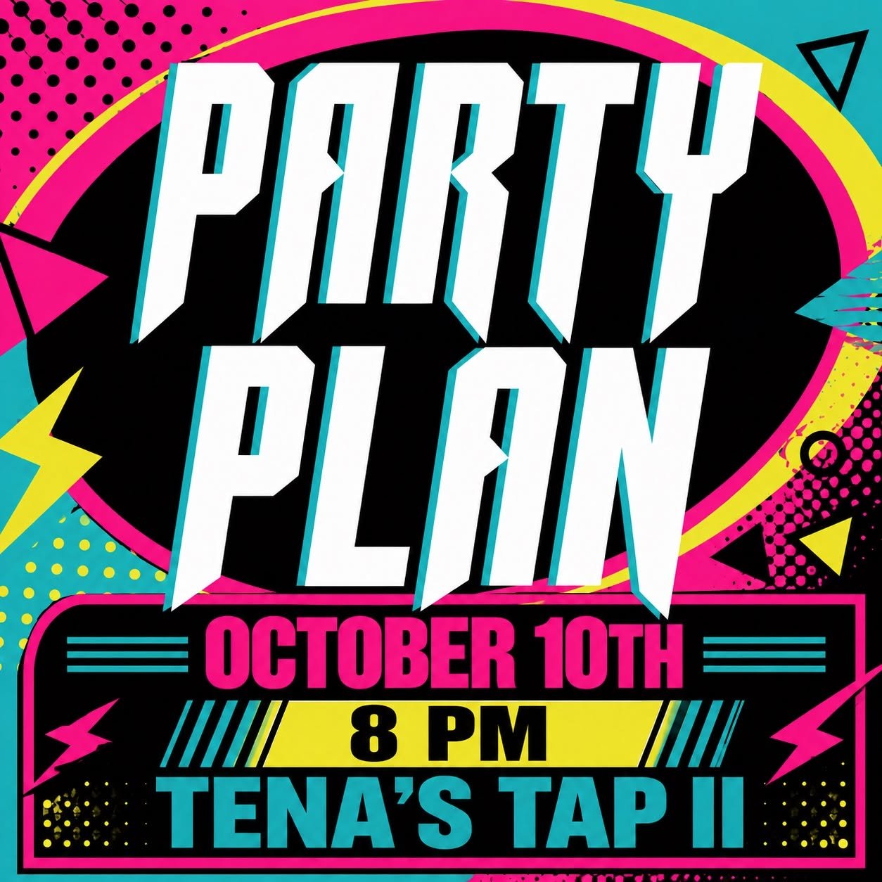 Party Plan live at Tena's Tap
