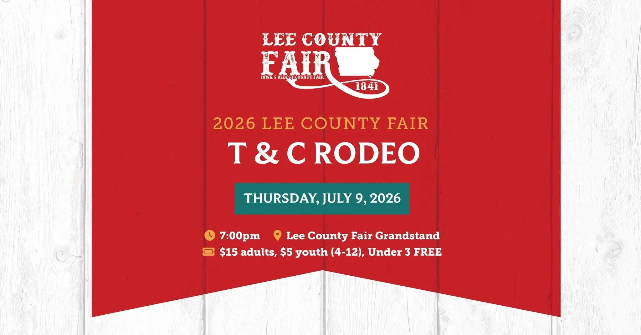 T&C Rodeo at the Lee County Fair