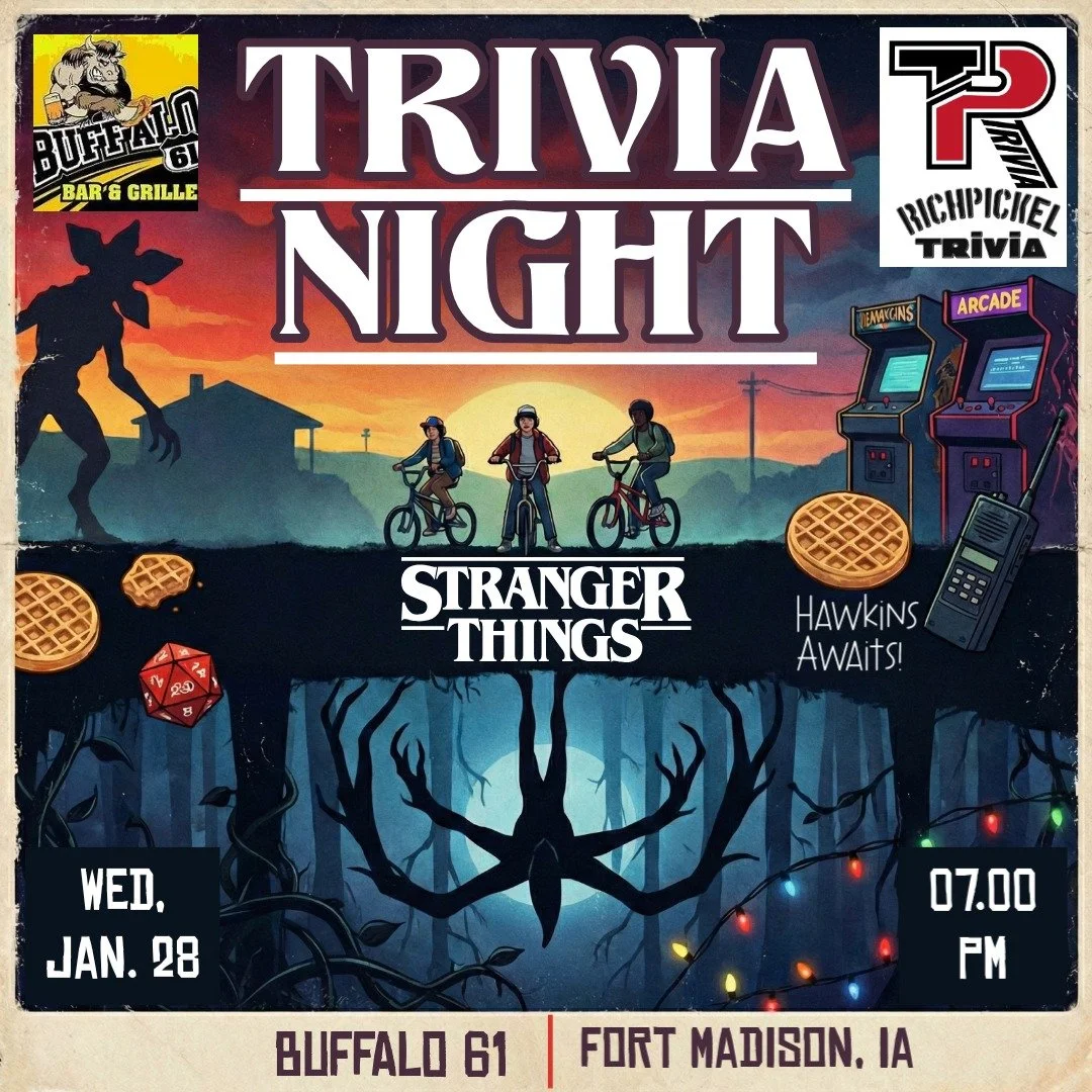 Stranger Things Trivia Night at Buffalo 61