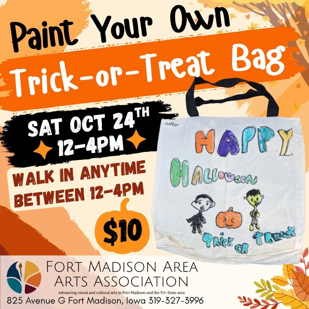 Paint your own Trick or Treat Bag
