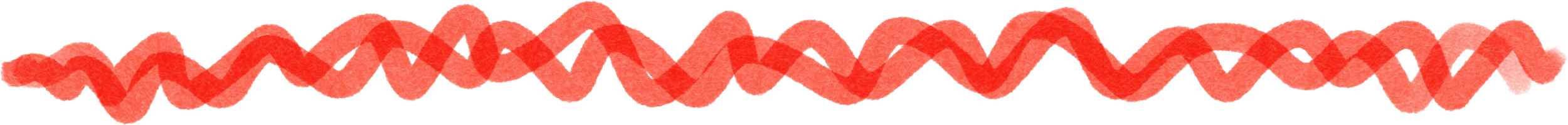 Bright orange curly ribbon