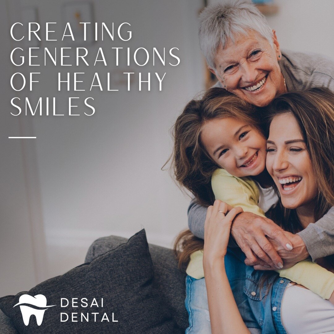 🌟 Creating Generations of Healthy Smiles! 🌟 At Desai Dental, we're all about family dentistry! From kids to grandparents, our services cater to smiles of all ages. Join us on the journey to healthy, happy generations! 😊👨&zwj;👩&zwj;👧&zwj;👦 

#D