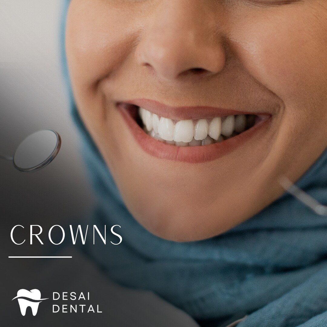 Looking to revitalize your smile? Discover the transformative power of dental crowns at Desai Dental! 👑 Our expert cosmetic dentistry services are tailored to enhance both the aesthetics and functionality of your teeth. Schedule a consultation with 