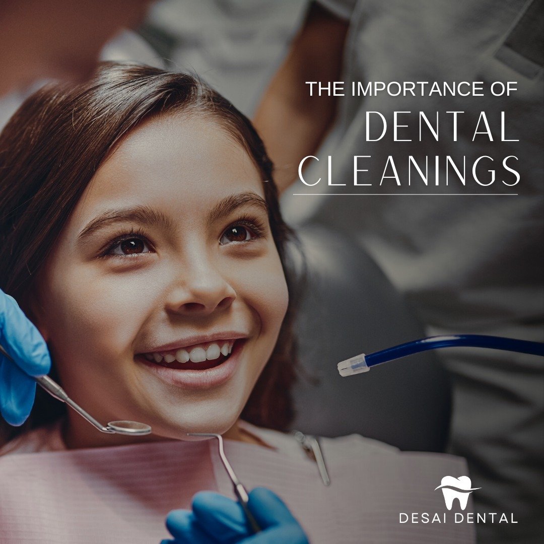 Regular dental cleanings play a crucial role in preserving your oral health and maintaining a bright, healthy smile. 😁 Our skilled dental hygienists at Desai Dental provide comprehensive cleanings to prevent dental problems and keep your smile radia