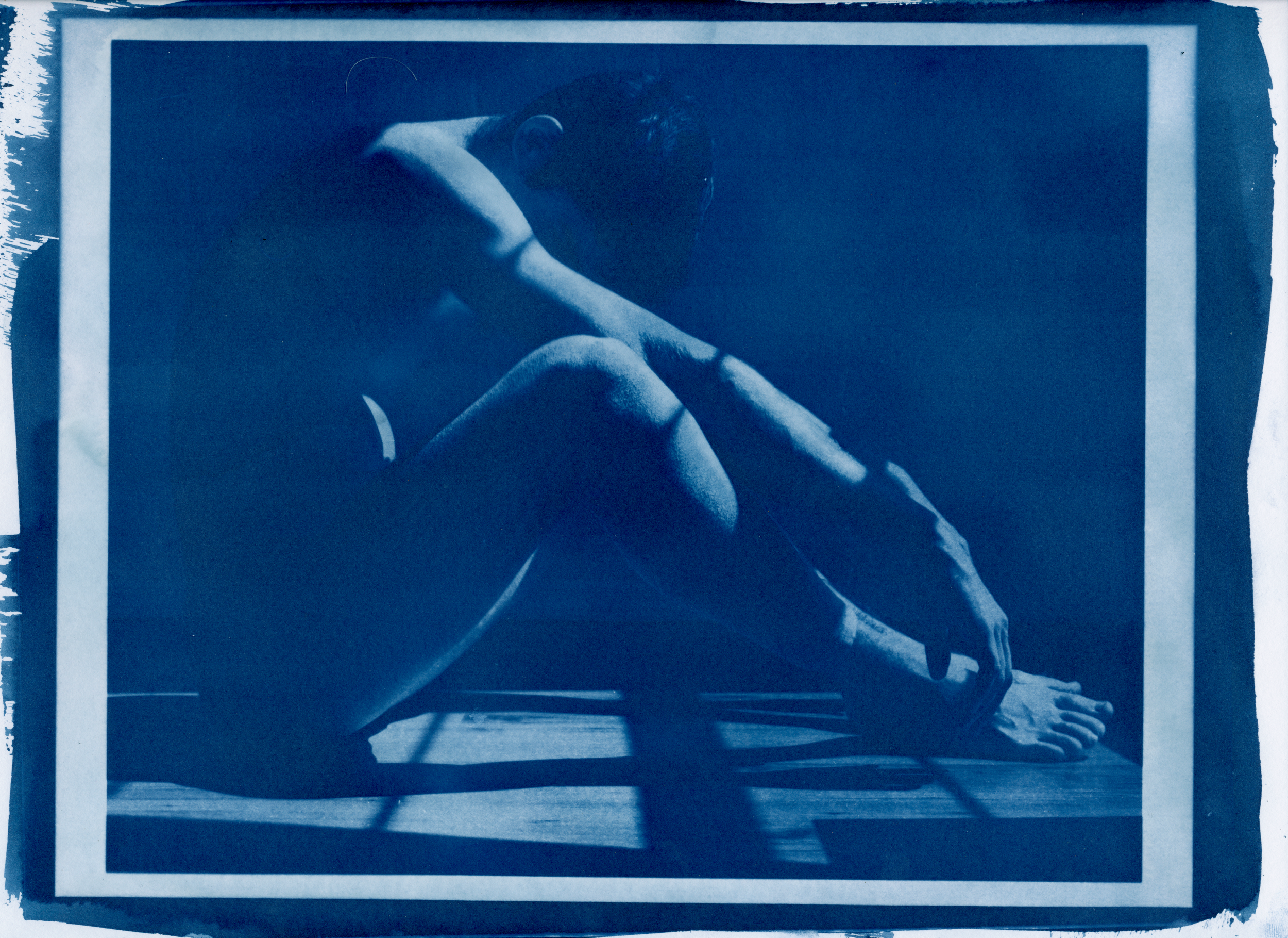 Blue Body Cyanotype