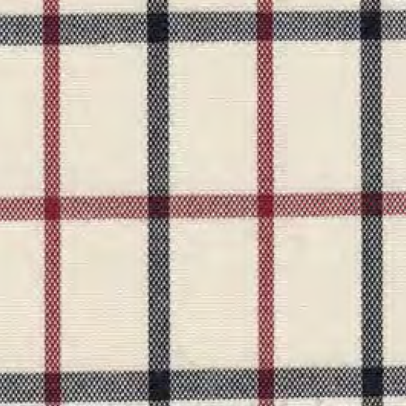 DD1  Cream W/Black & Burgundy Checks | 300 gms | Low Stock