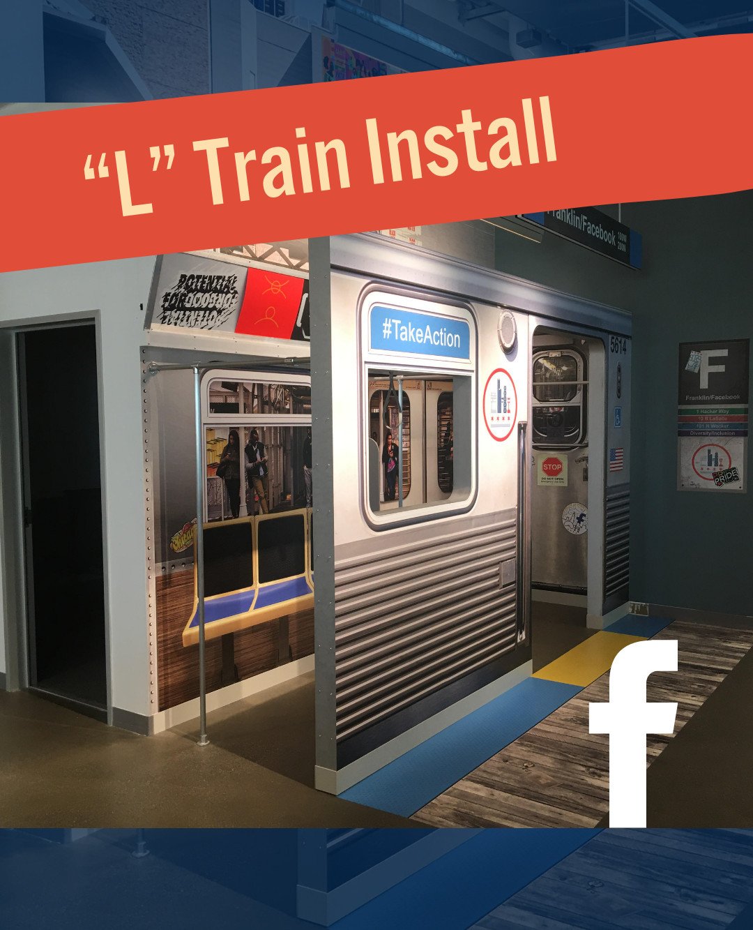 Scout installed an &ldquo;L&rdquo; Train exhibit at the @facebook/ @meta office in the Chicago Loop 🚋

#scoutsourcingparnters #meta #facebook #facebookchicago #chicagoloop