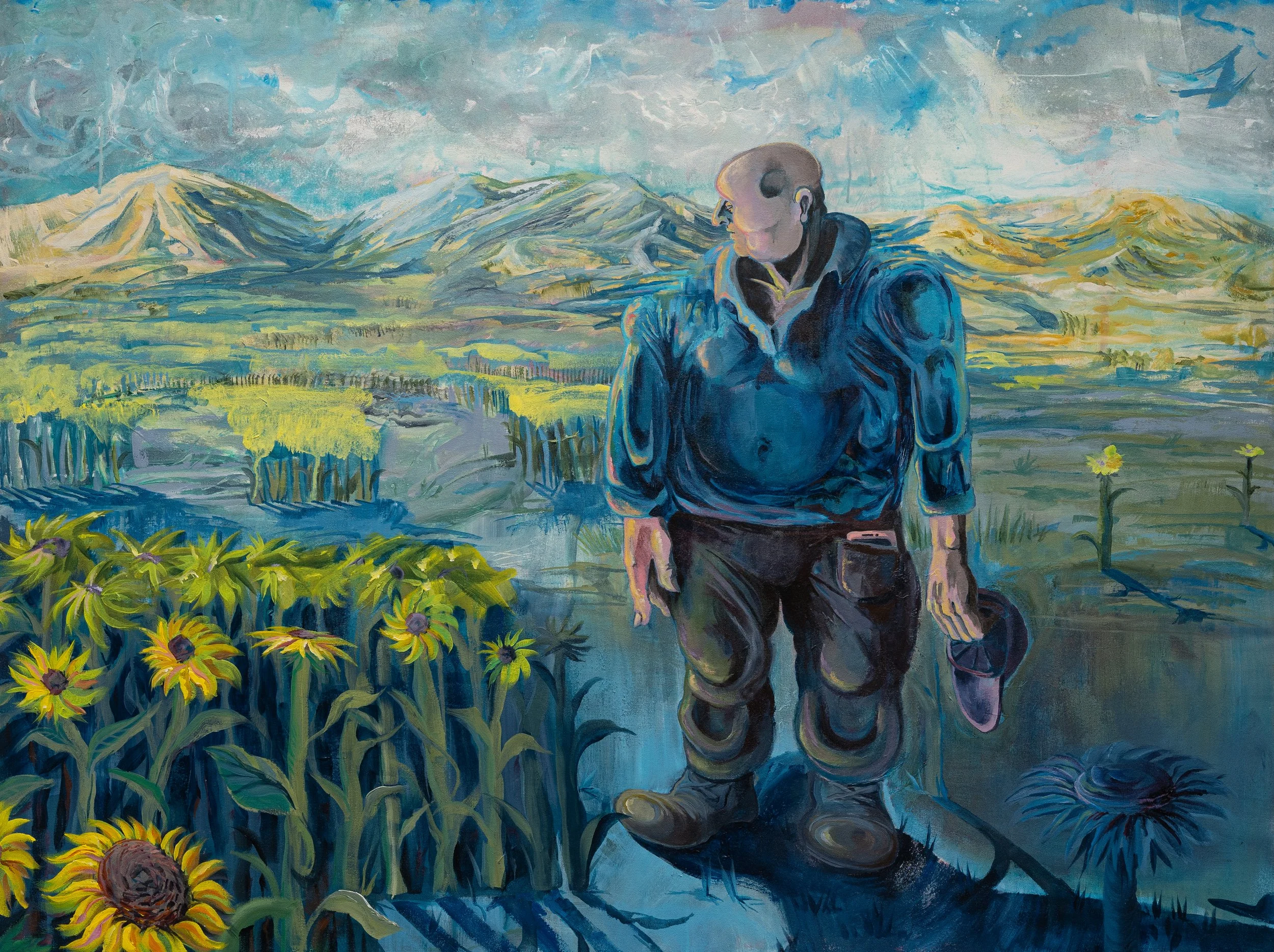 Man in a Field