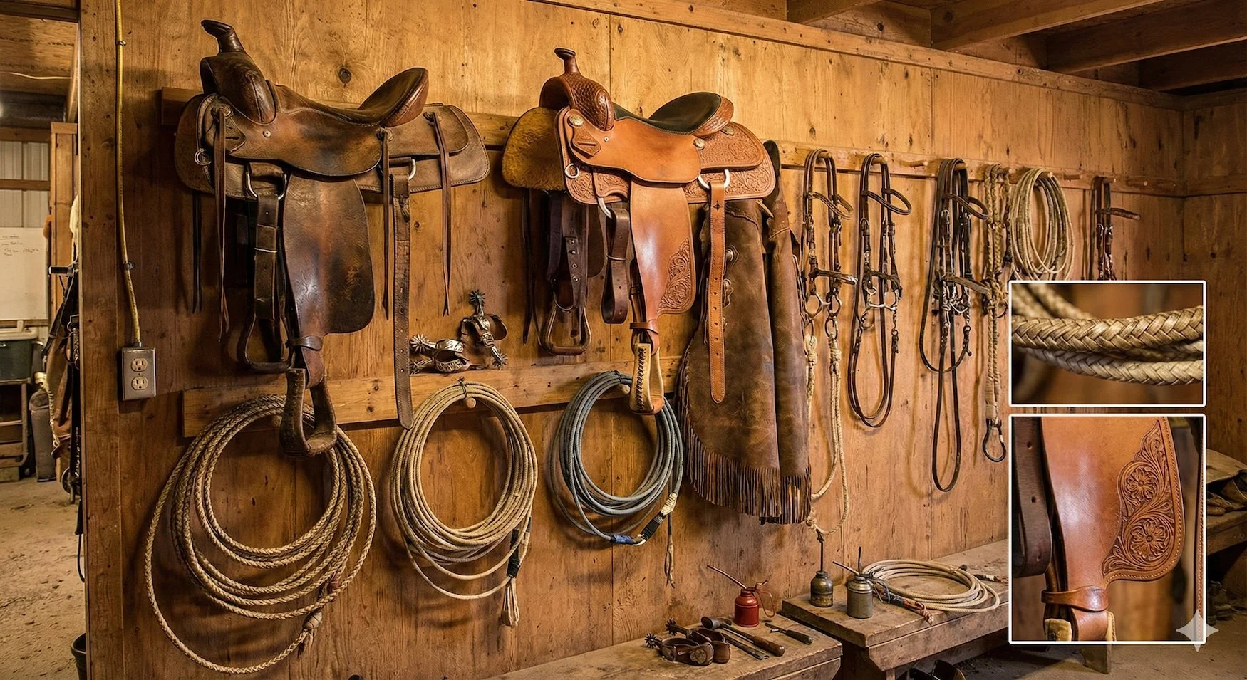 Gear mounting in the barn