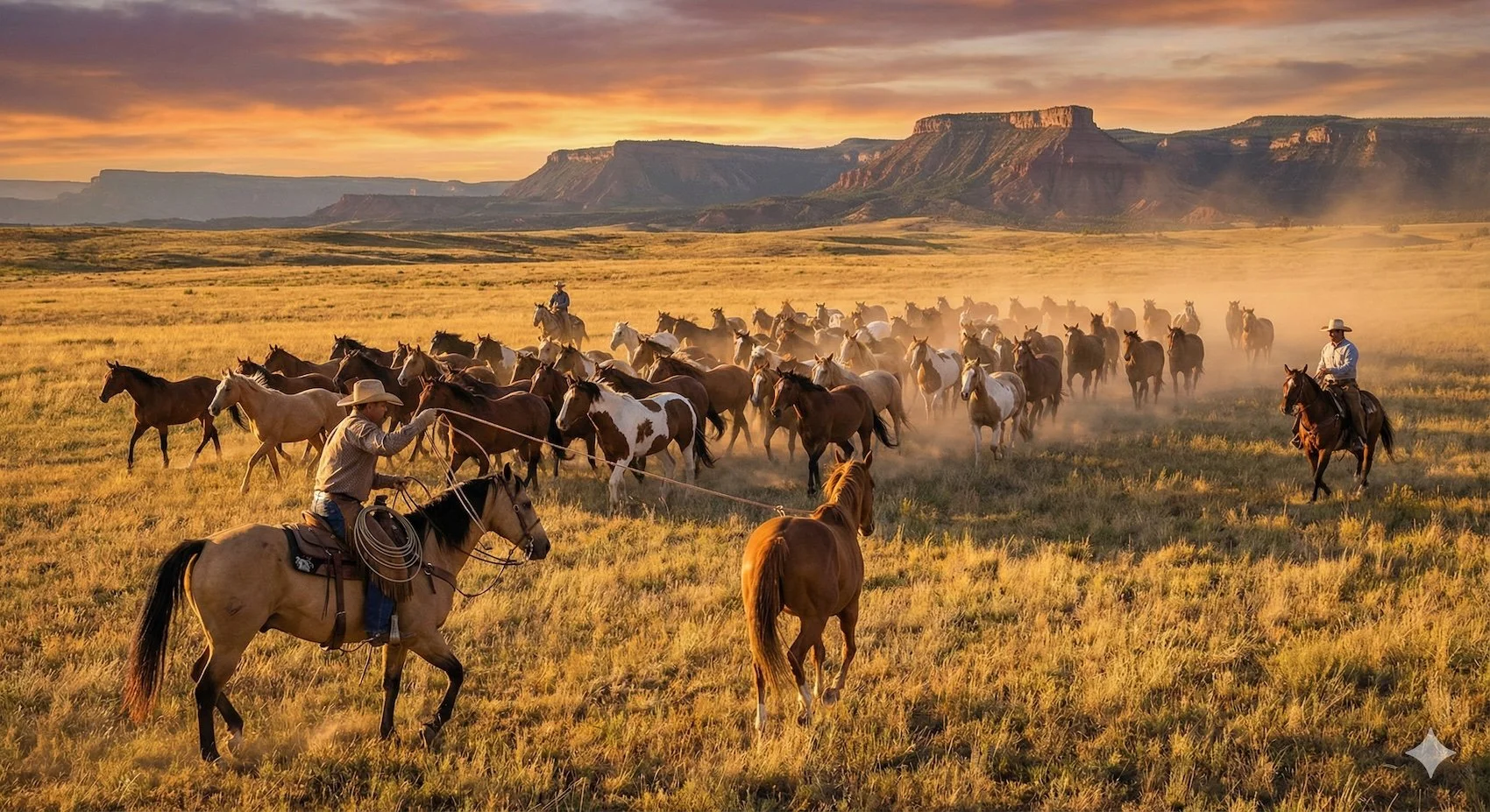 Cowboys in the Remuda