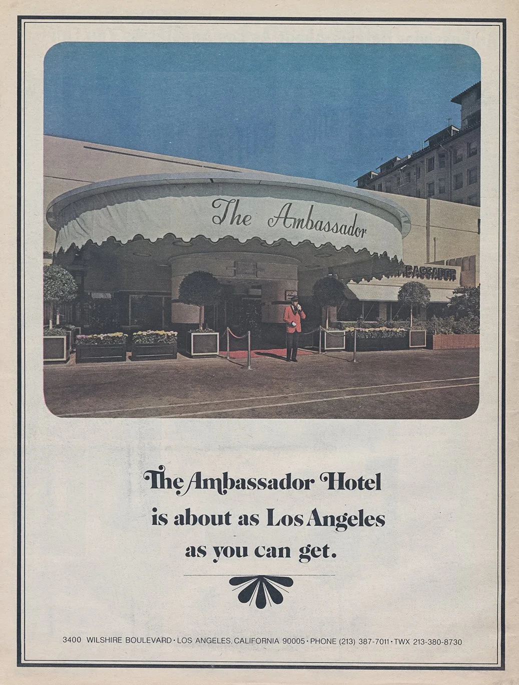 Vintage Los Angeles Ambassador Hotel