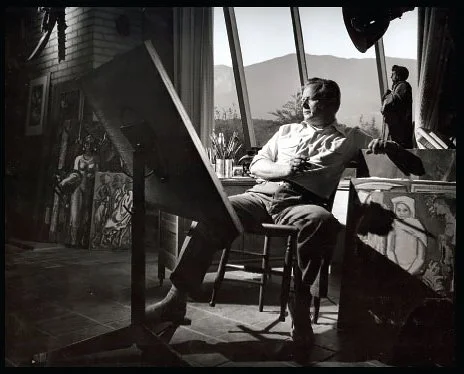 Millard Sheets. Home Savings & Loan, Sunset