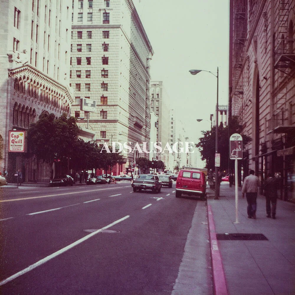 Vintage Los Angeles photo of downtown Los Angeles