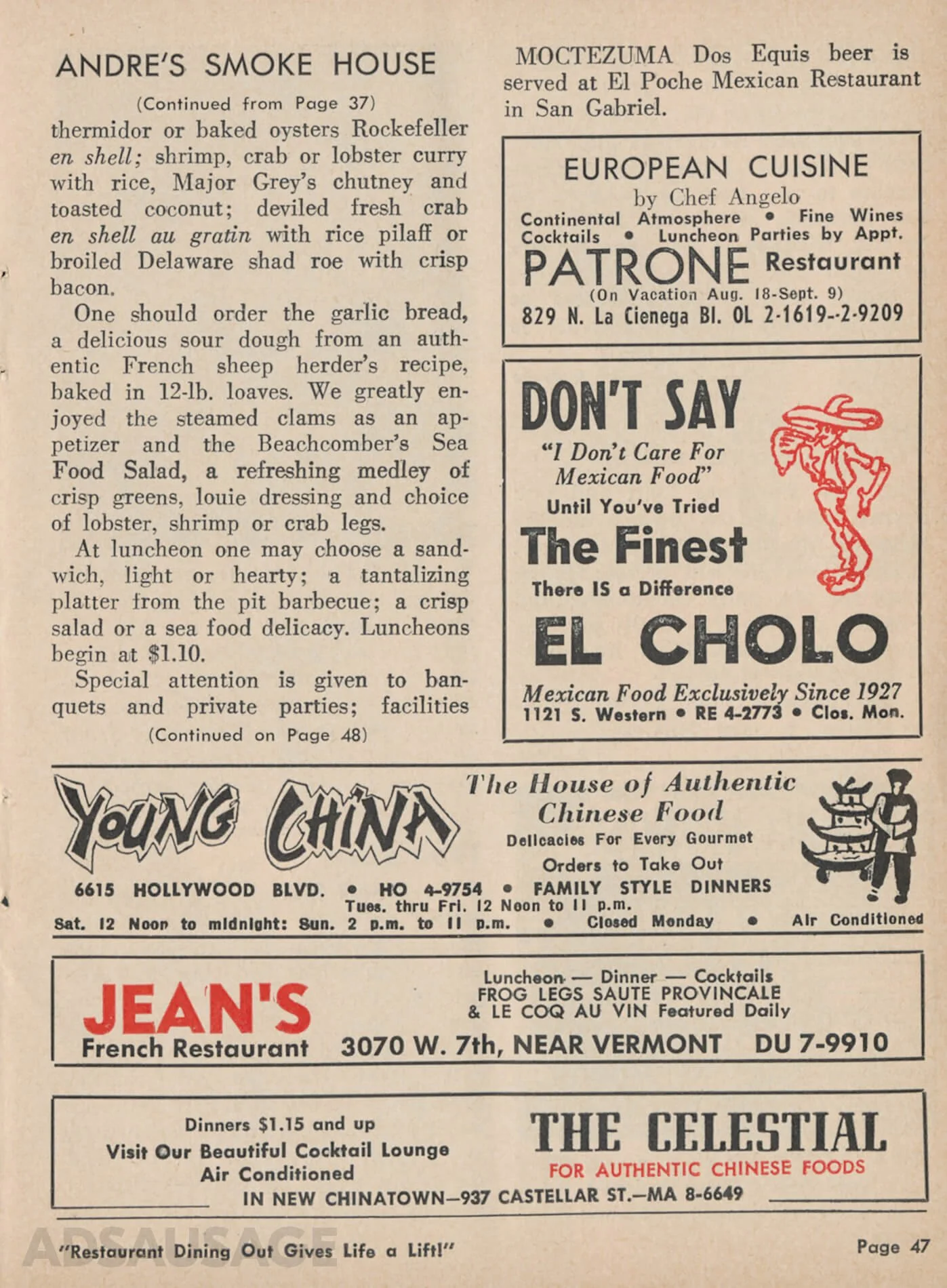 Vintage Los Angeles guide - Key magazine, 1958