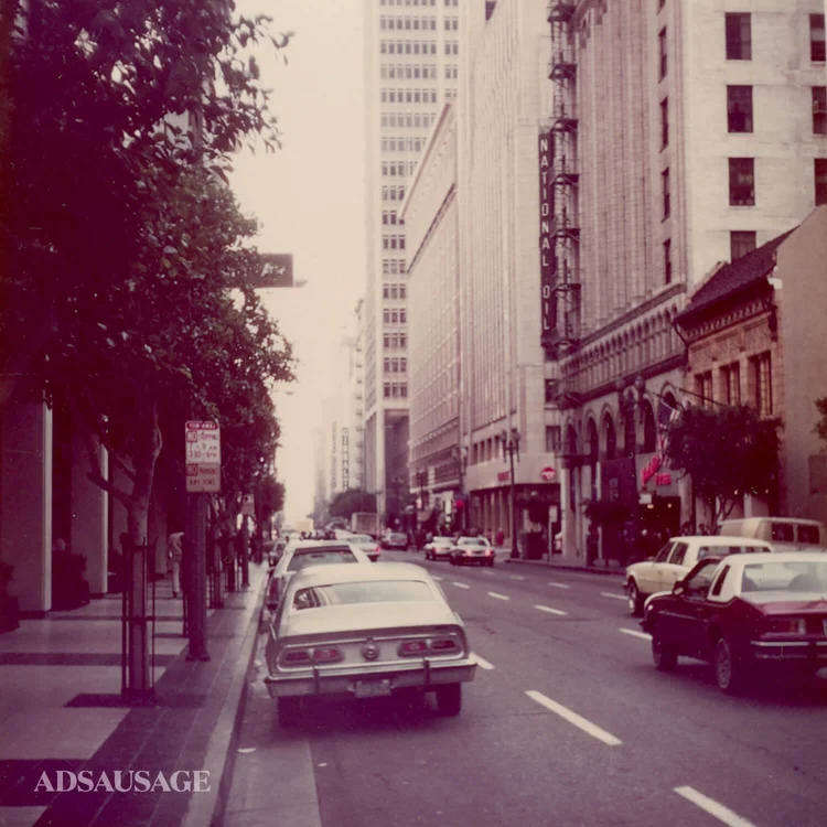 Vintage Los Angeles photo of downtown Los Angeles