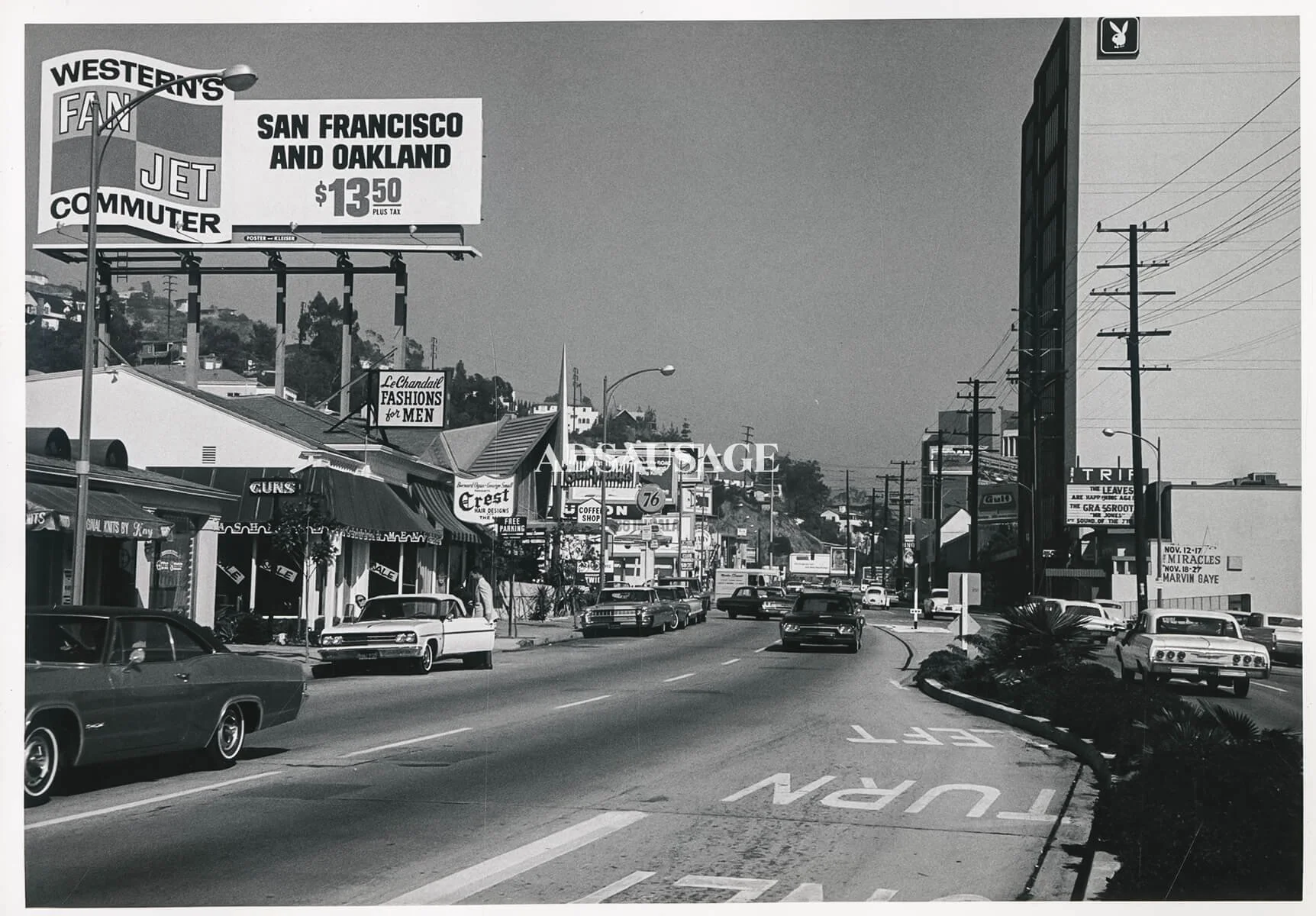West Hollywood/Sunset Plaza, 1965