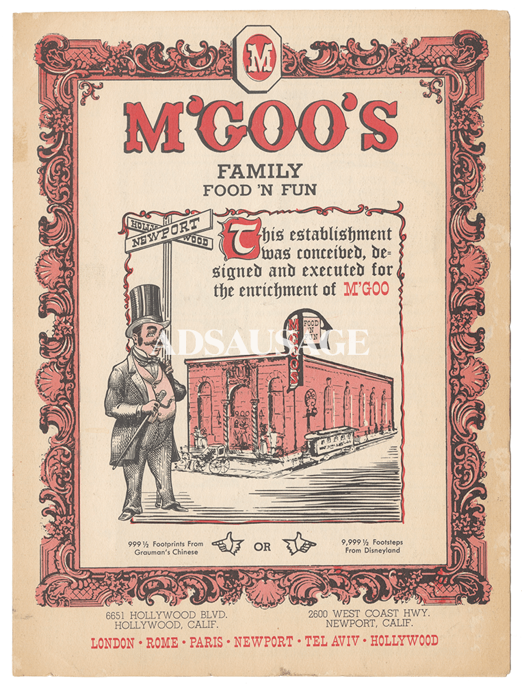 Vintage Los Angeles archive M'GOO's Hollywood