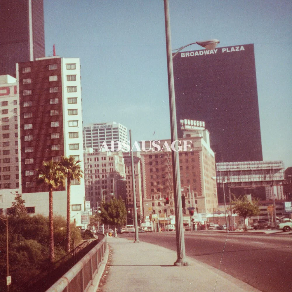 Vintage Los Angeles photo of downtown Los Angeles