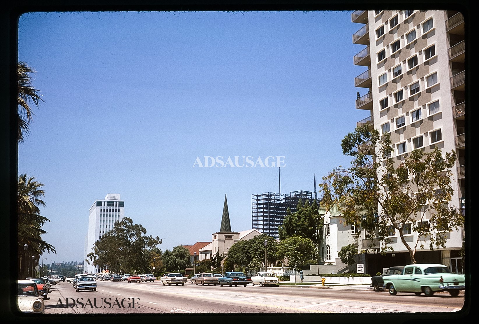 Wilshire Blvd., Westwood, 1963
