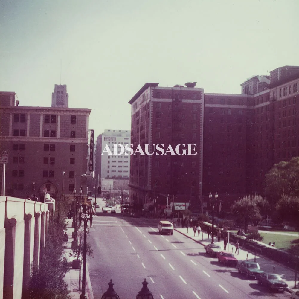 Vintage Los Angeles photo of downtown Los Angeles