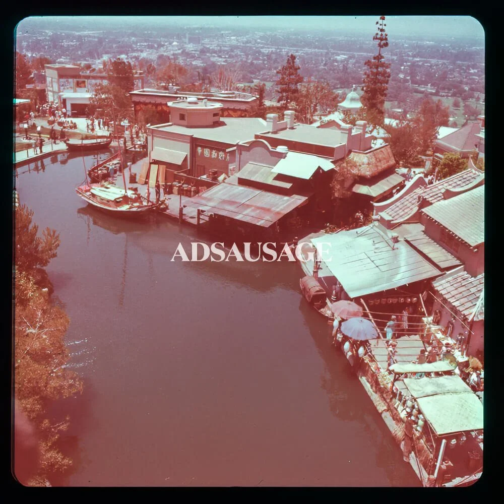 Vintage slide of Universal Studios 1967