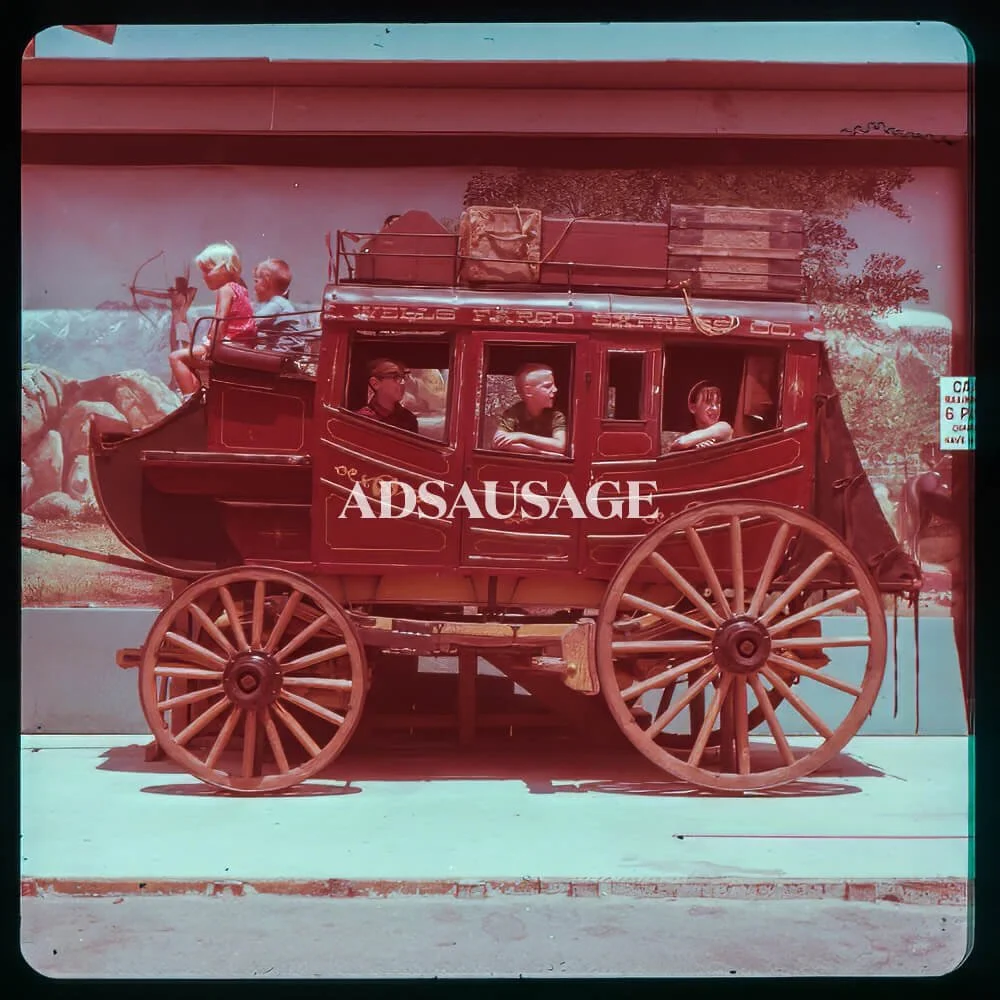 Vintage slide of Universal Studios 1967
