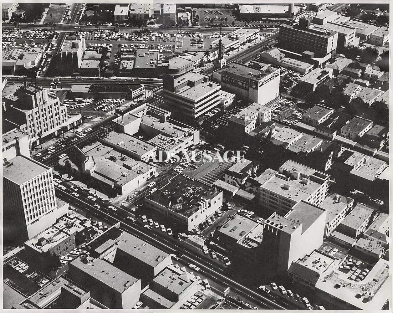 Vintage Los Angeles photo Beverly Hills 1964