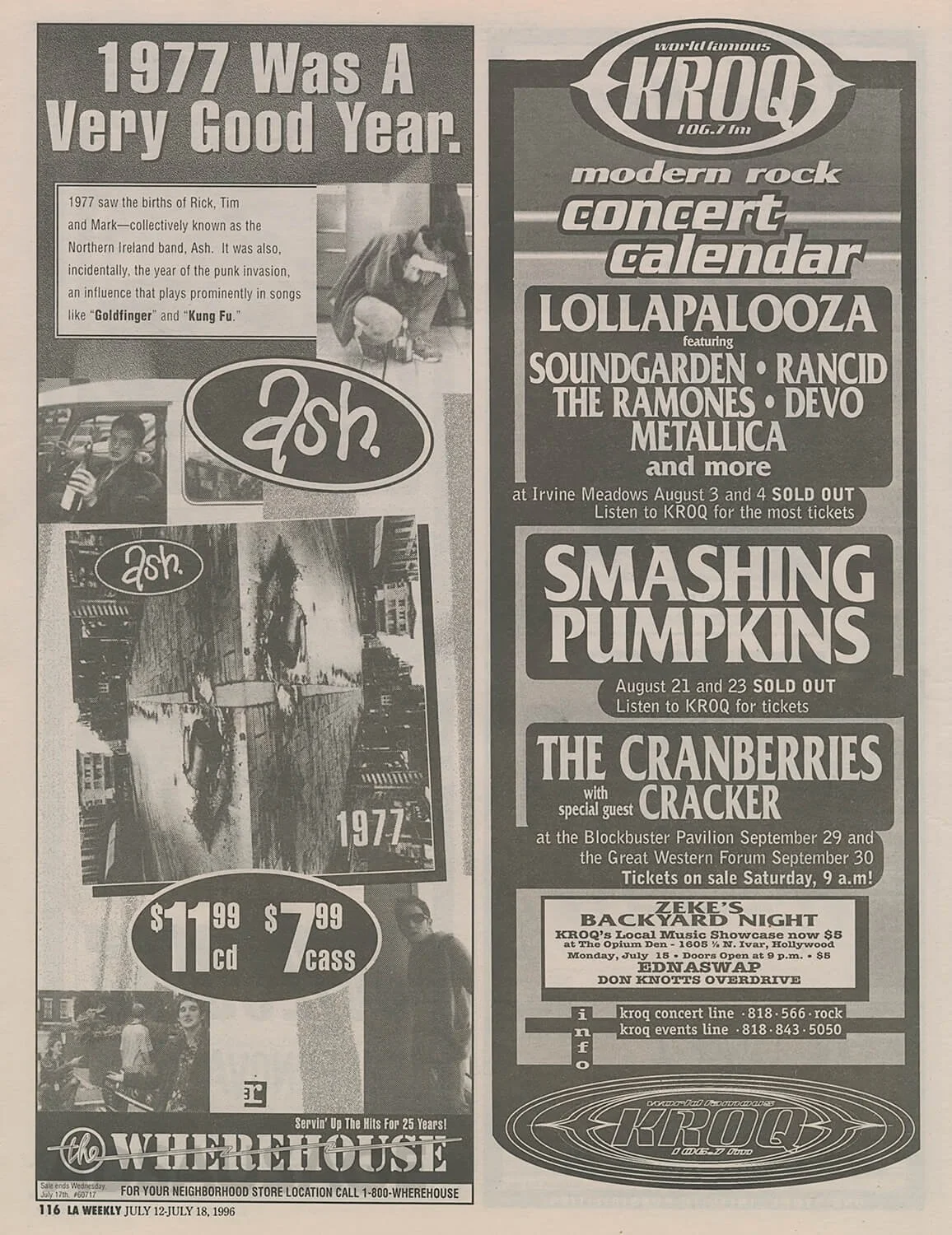 LA Weekly archive 1995-1996