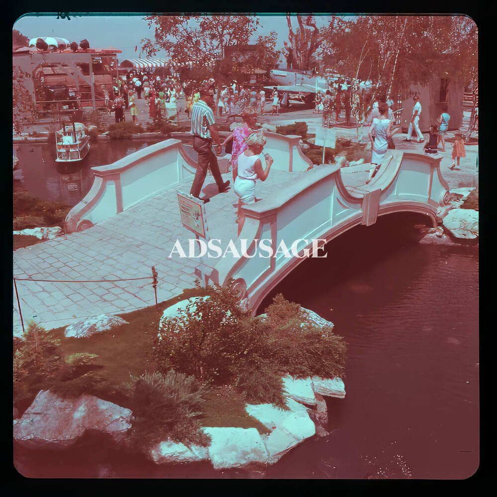 Vintage slide of Universal Studios 1967